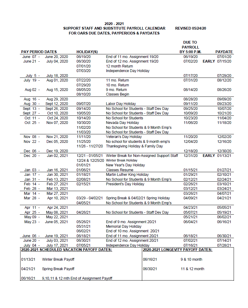Ccsd Holiday Calendar - Carri Cristin