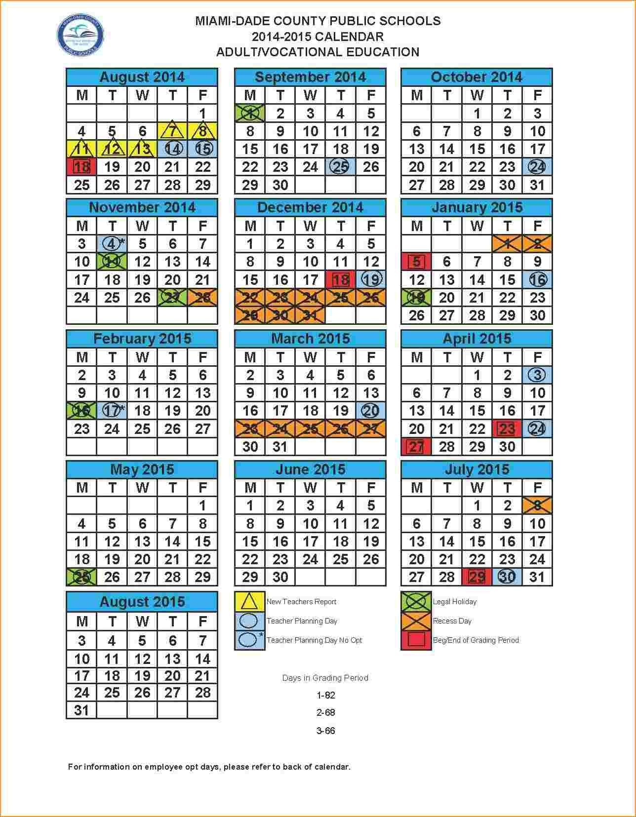 Dadeschools Calendar